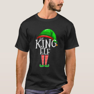 Camiseta O Natal do Grupo de Combinação da Família King Elf
