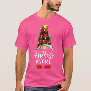 Camiseta O Natal do Gymnast Gnomo Matching Family Group