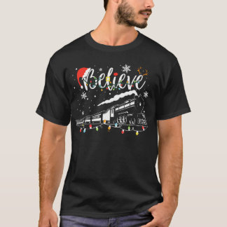 Camiseta O Natal Dos Comboios Acredita No Polar Express Xm