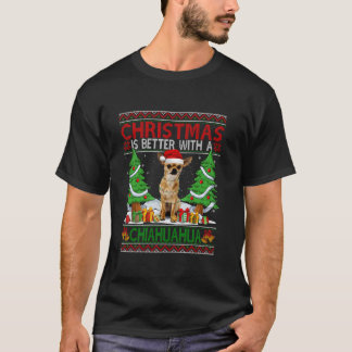 Camiseta O Natal É Melhor Com Uma Cristã Louca De Chiahuhua
