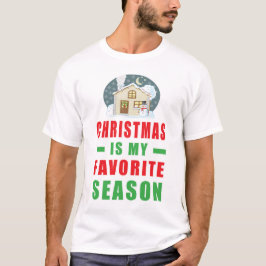 Camiseta O Natal É Minha Estação Favorita