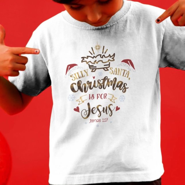 CAMISETA O NATAL É PARA JESUS GENEADO (Criador carregado)