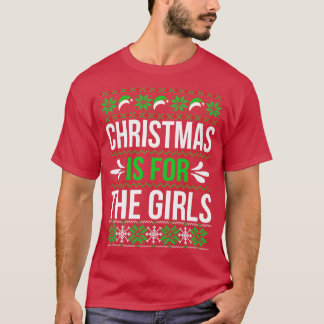 Camiseta O Natal é para Meninas