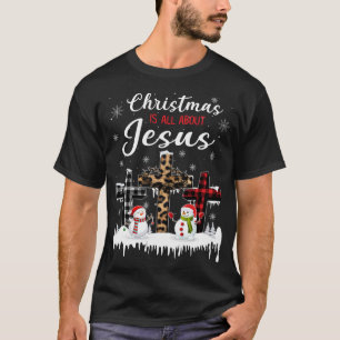 Camiseta O Natal É Sobre Jesus Cristãos Pajama Cos