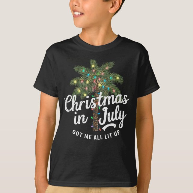 Camiseta O Natal em julho deixou-me toda desligada (Frente)