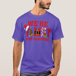 Camiseta O Natal Era A Família Feliz Roupa de Natal