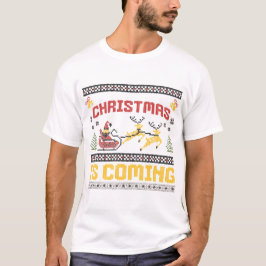 Camiseta O Natal Está Chegando