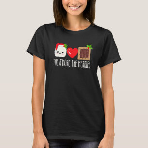 Camiseta O Natal Mais Divertido com S'more Acampamento Fogu