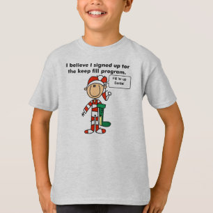 Camiseta O Natal mantem o t-shirt do programa da