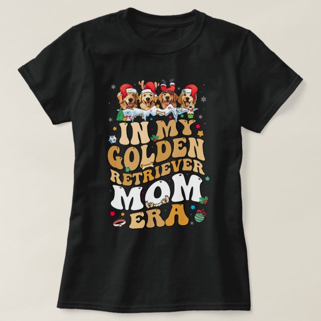 Camiseta O Natal No Meu Ouro Era O Cachorro Mãe Exmisso (Frente do Design)
