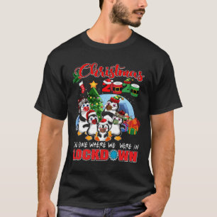 Camiseta O Natal Onde Estávamos Em Pingui Bloqueado