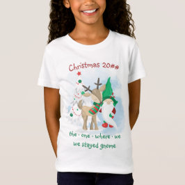 Camiseta O Natal Onde Nós... Funny Gnomo
