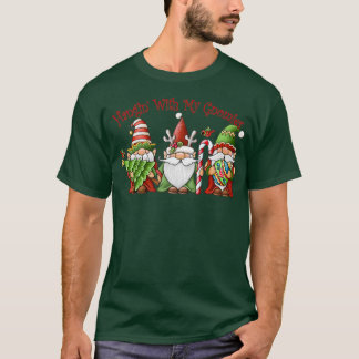 Camiseta O Natal Prende-Se Com Os Meus Gnomos