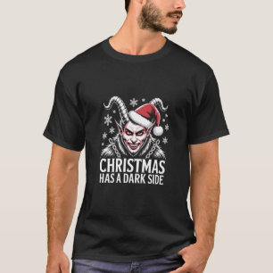 Camiseta O Natal tem um Krampus Natal Escuro