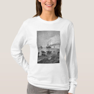 Camiseta O navio a vapor Vladivostok no Rio Yangtzé