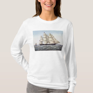 Camiseta O navio de tosquiadeira do "nuvem vôo "