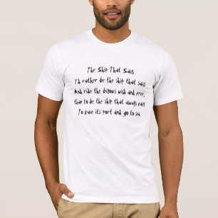 Camiseta O navio que navega