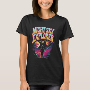 Camiseta O Night Sky Explorer Stars Constelation Astrology