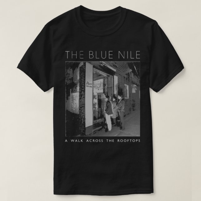 Camiseta O Nilo Azul - Uma Caminhada Através Dos Telhados C (Frente do Design)