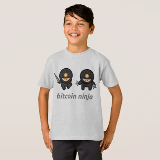 Camiseta O ninja de Bitcoin caçoa o t-shirt