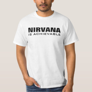 Camiseta O nirvana é realizável