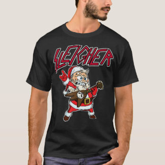 Camiseta O Noel Claus Metal Natal Engraçado Ave Sa