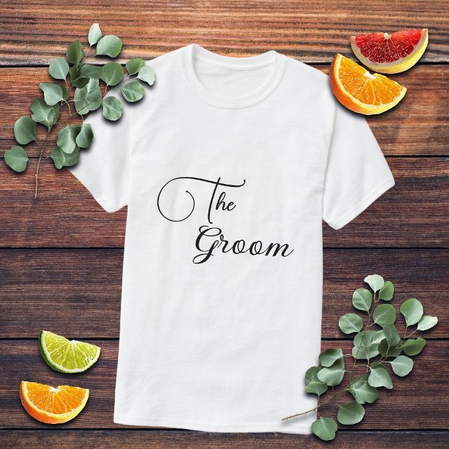 Camiseta O Noivo Solteirão (Criador carregado)