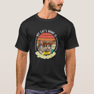 Camiseta O nome do meu gato é Spleens