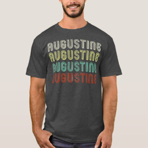 Camiseta O Nome É Augustine Na Funny Retro Vintage
