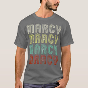 Camiseta O Nome É Marcy No Funny Retro Vintage Disco