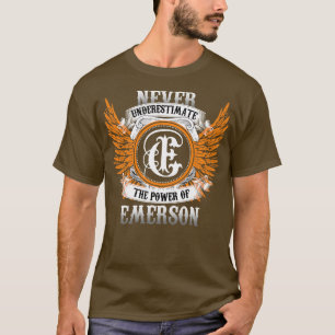 Camiseta O Nome Emerson Nunca Subestima A Potência O