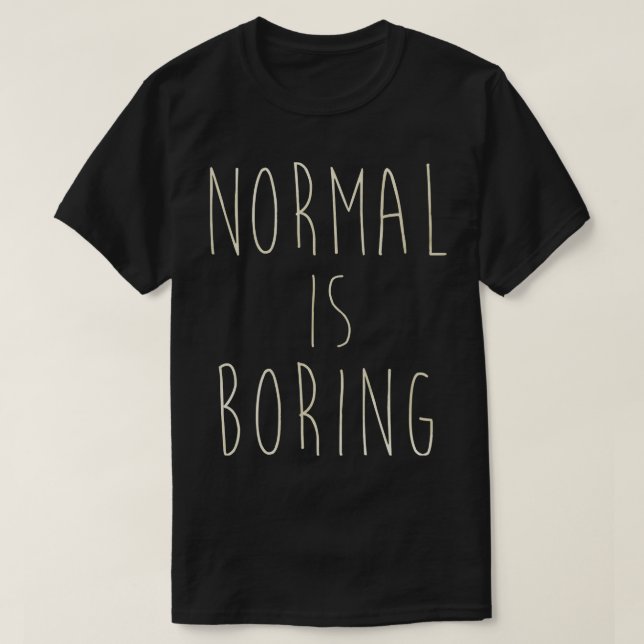 Camiseta O Normal está furando (Frente do Design)