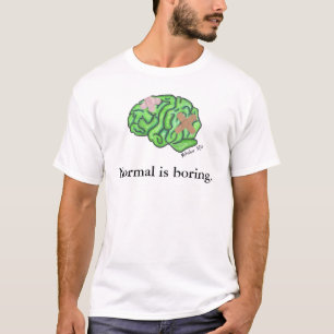 Camiseta O "Normal está furando" o t-shirt