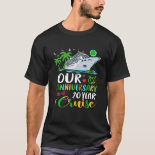 Camiseta O nosso casal de esposas do marido do cruzeiro de