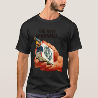Camiseta O Novo Fumante Anormal Fumando Fumaça