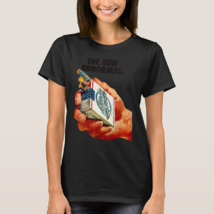 Camiseta O Novo Fumante Anormal Fumando Fumaça