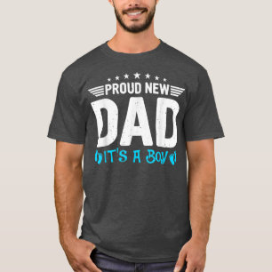 Camiseta O Novo papai dos Sexos Revelam o Partido Orgulhoso