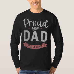 Camiseta O Novo papai dos Sexos Revelam o Partido Orgulhoso