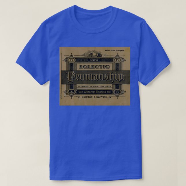 Camiseta O Novo Prêmio Eclectico de Pensão de 1883 (Frente do Design)