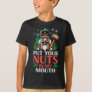 Camiseta O Noz-Noz De Natal Colocou Loucos No Meu Humor De