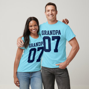 Camiseta O número personalizado ostenta o t-shirt do vovô