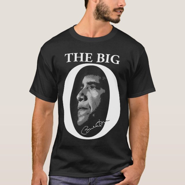 Camiseta O O grande - Barack Obama (Frente)
