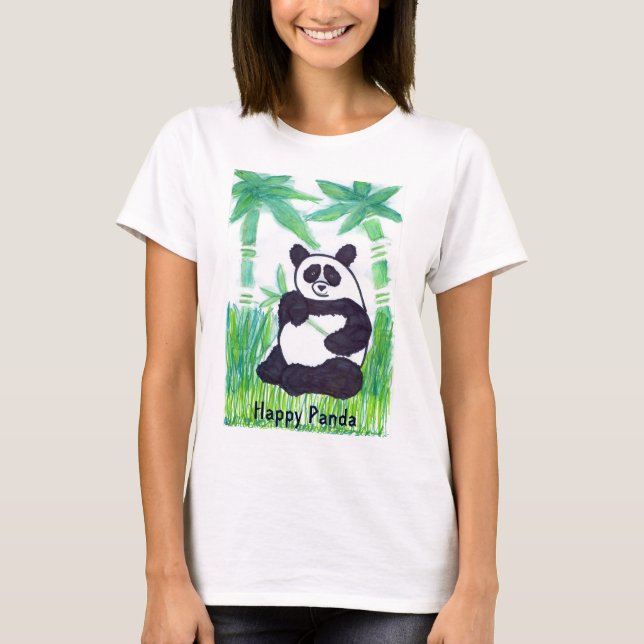 Camiseta O.O. Panda feliz T privado (Frente)