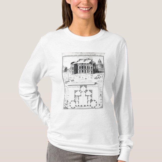 Camiseta O obervatório real em Paris, 1741 (Frente)