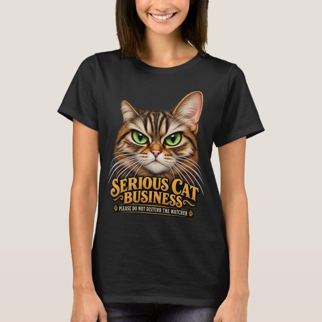 Camiseta O Observador Cômicamente Sério (Frente)