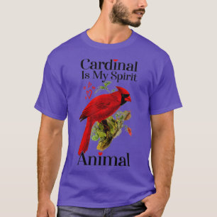 Camiseta O observador de aves do Cardeal Vermelho é um card