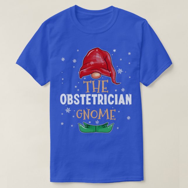 Camiseta O obstetrícia Gnomo Family Matando o Natal O (Frente do Design)