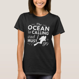 Camiseta O Oceano Está Chamando