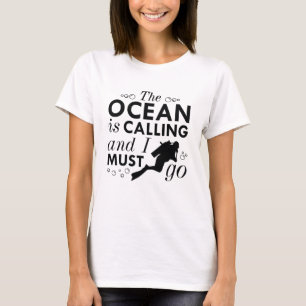 Camiseta O Oceano Está Chamando