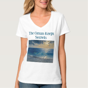 Camiseta O Oceano Guarda Segredos – Uma Paisagem Marinha Ca